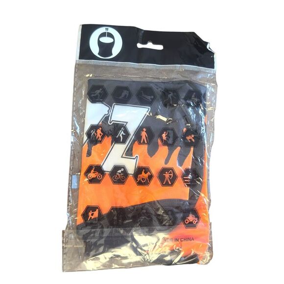 NWT Orange Noz Boyz Shooters Balaclava Unisex OS | Biking Urban Trap Punk HipHop - Picture 11 of 11